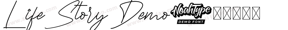 Life Story Demo字体转换